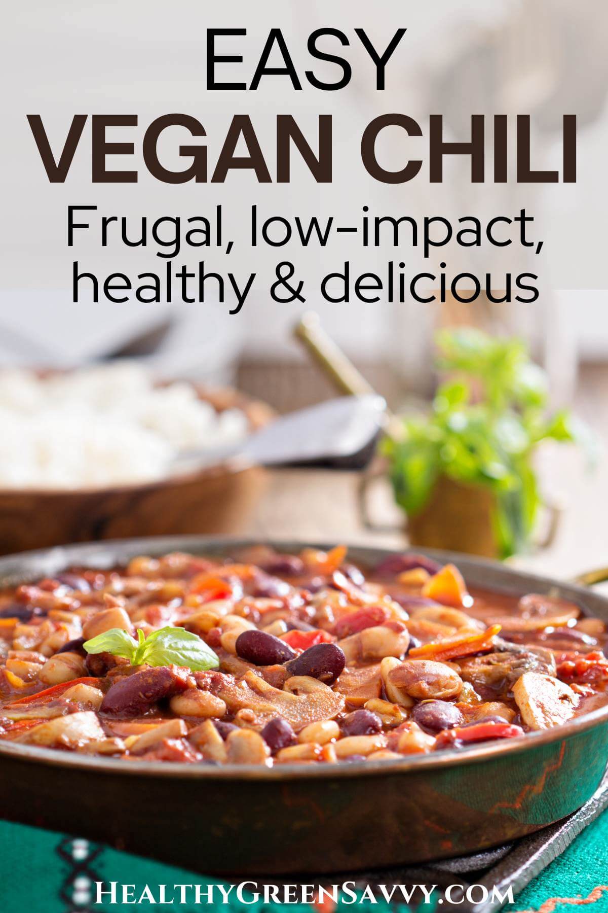 Vegetarian Chili Recipe ~ Easy & Delicious Meatless Meal ...