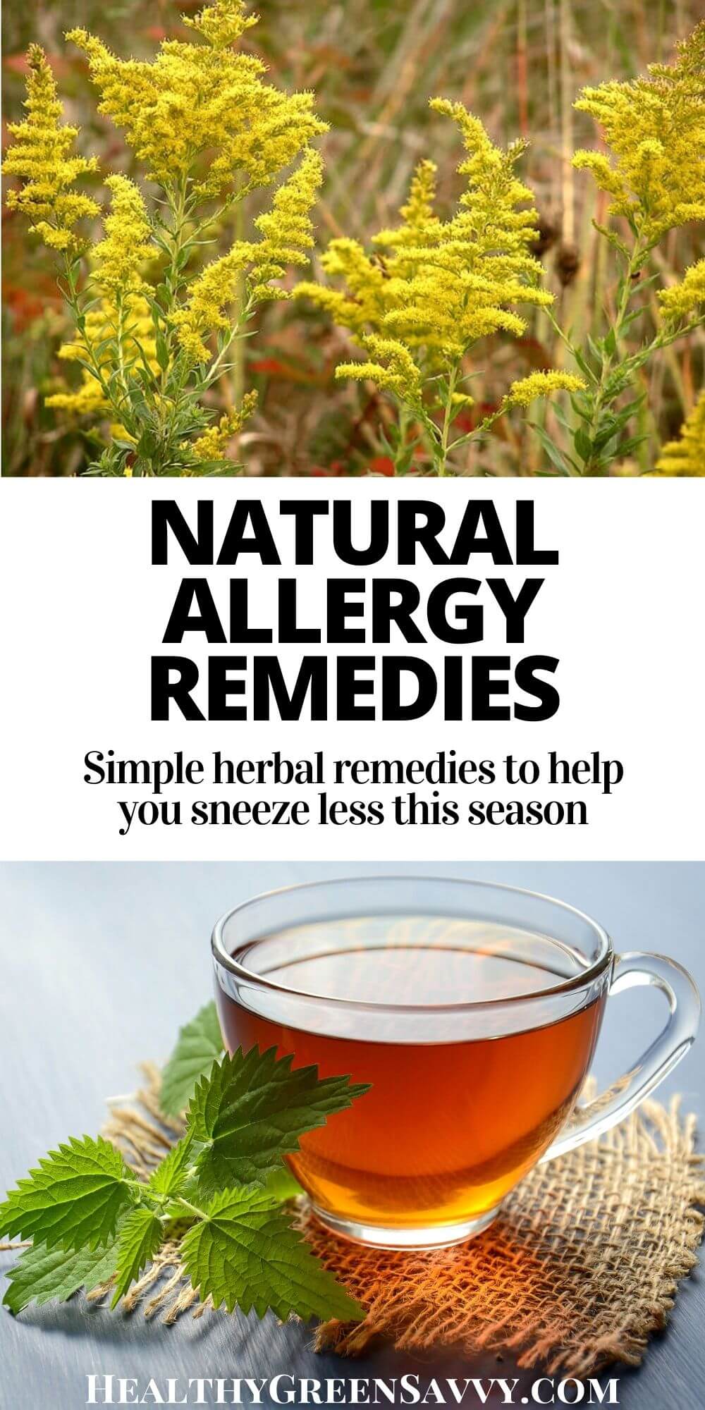15 Natural Remedies For Allergies Healthygreensavvy